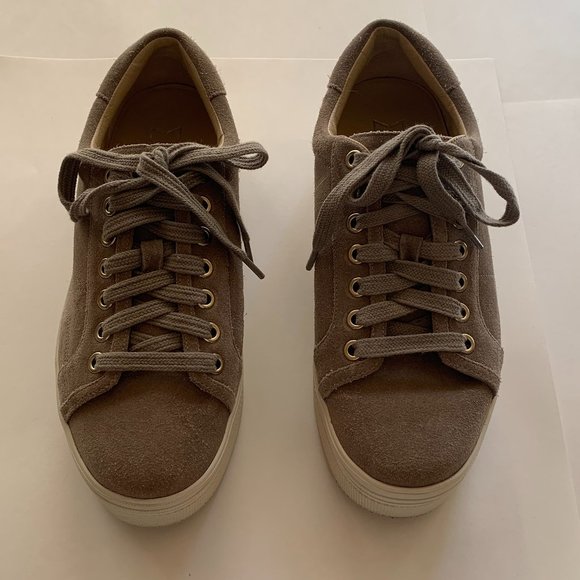 Marc Fisher LTD Mlemmy Platrform Suede Sneaker - Picture 2 of 5